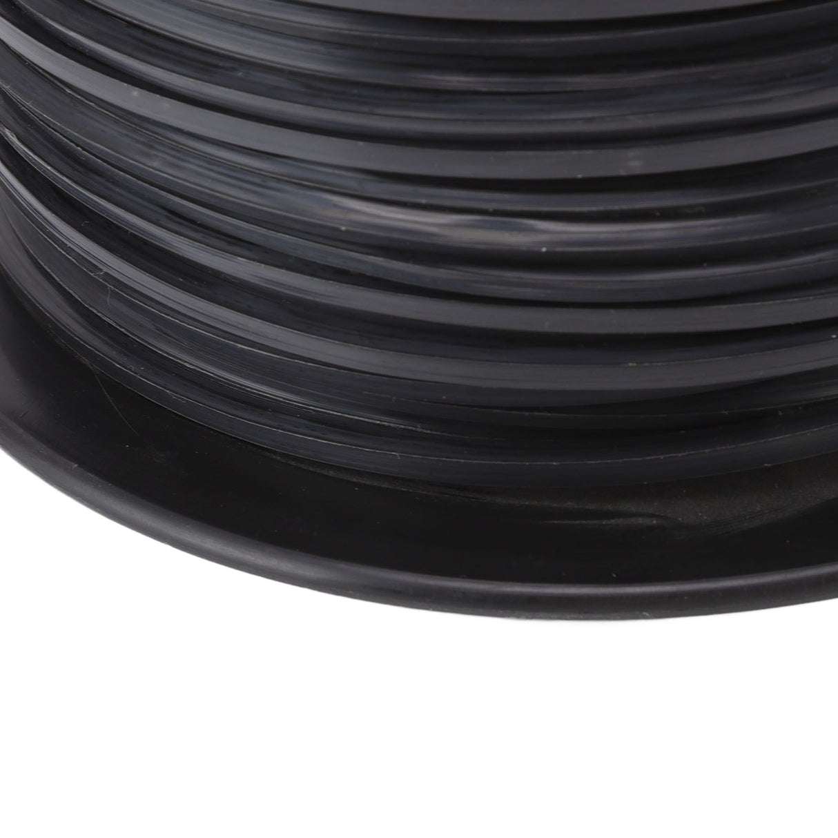 3.3mm/0.13in Square String Trimmer Line High Efficiency Nylon Black Grass Trimmer Line Replacement for Husqvarna 100m/328.1ft