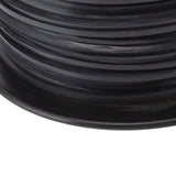 3.3mm/0.13in Square String Trimmer Line High Efficiency Nylon Black Grass Trimmer Line Replacement for Husqvarna 100m/328.1ft