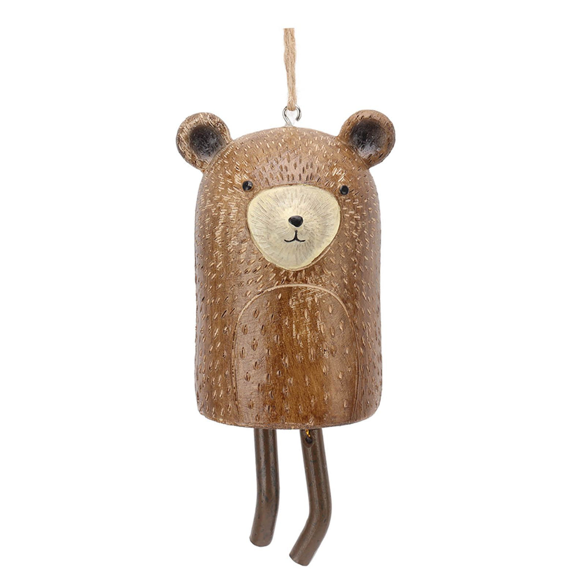 Rustic Hanging Animal Wind Chimes Resin Hand Made Natural Garden Decoration for Gardens Backyards Trees Yards C Raccoon