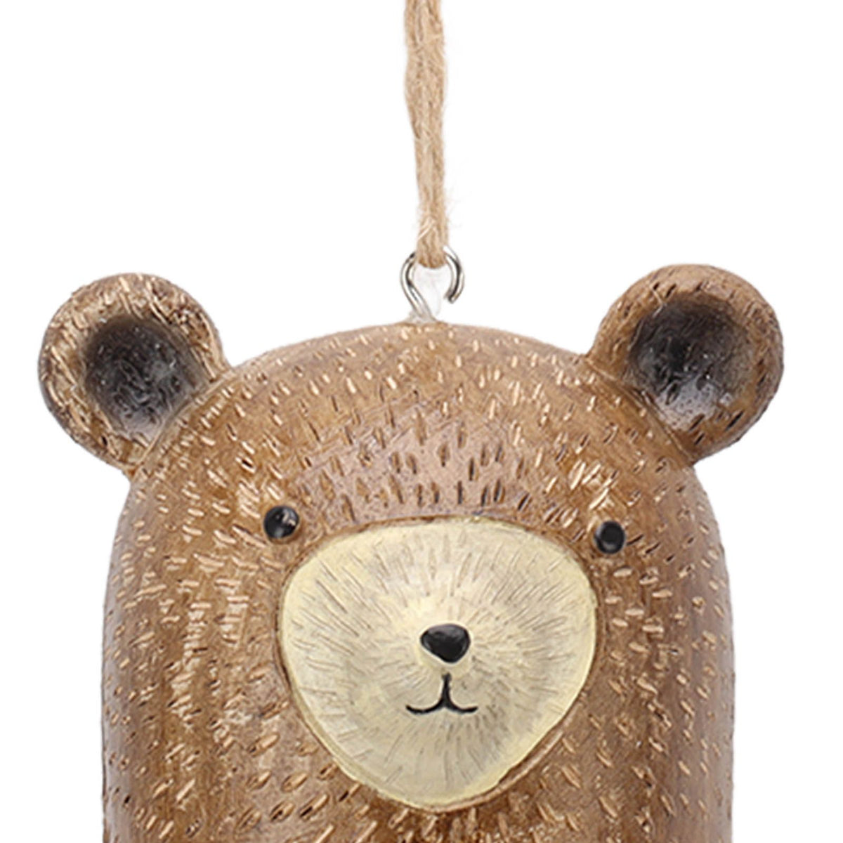 Rustic Hanging Animal Wind Chimes Resin Hand Made Natural Garden Decoration for Gardens Backyards Trees Yards C Raccoon