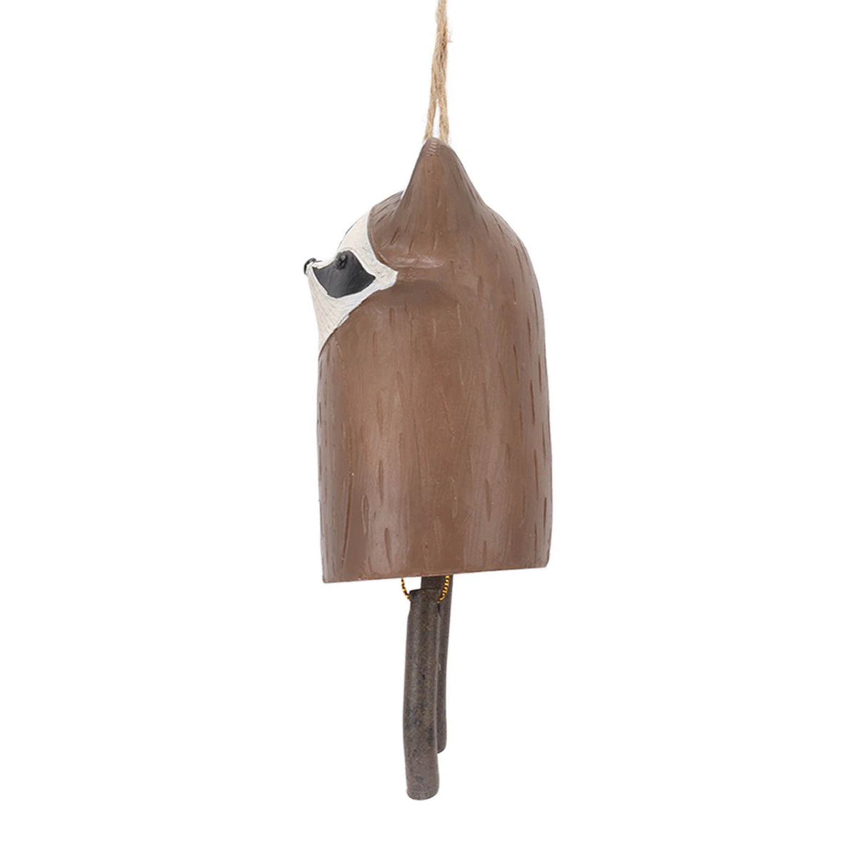 Rustic Hanging Animal Wind Chimes Resin Hand Made Natural Garden Decoration for Gardens Backyards Trees Yards D Red Panda