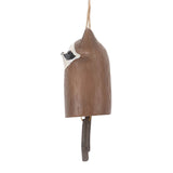 Rustic Hanging Animal Wind Chimes Resin Hand Made Natural Garden Decoration for Gardens Backyards Trees Yards D Red Panda - Side View