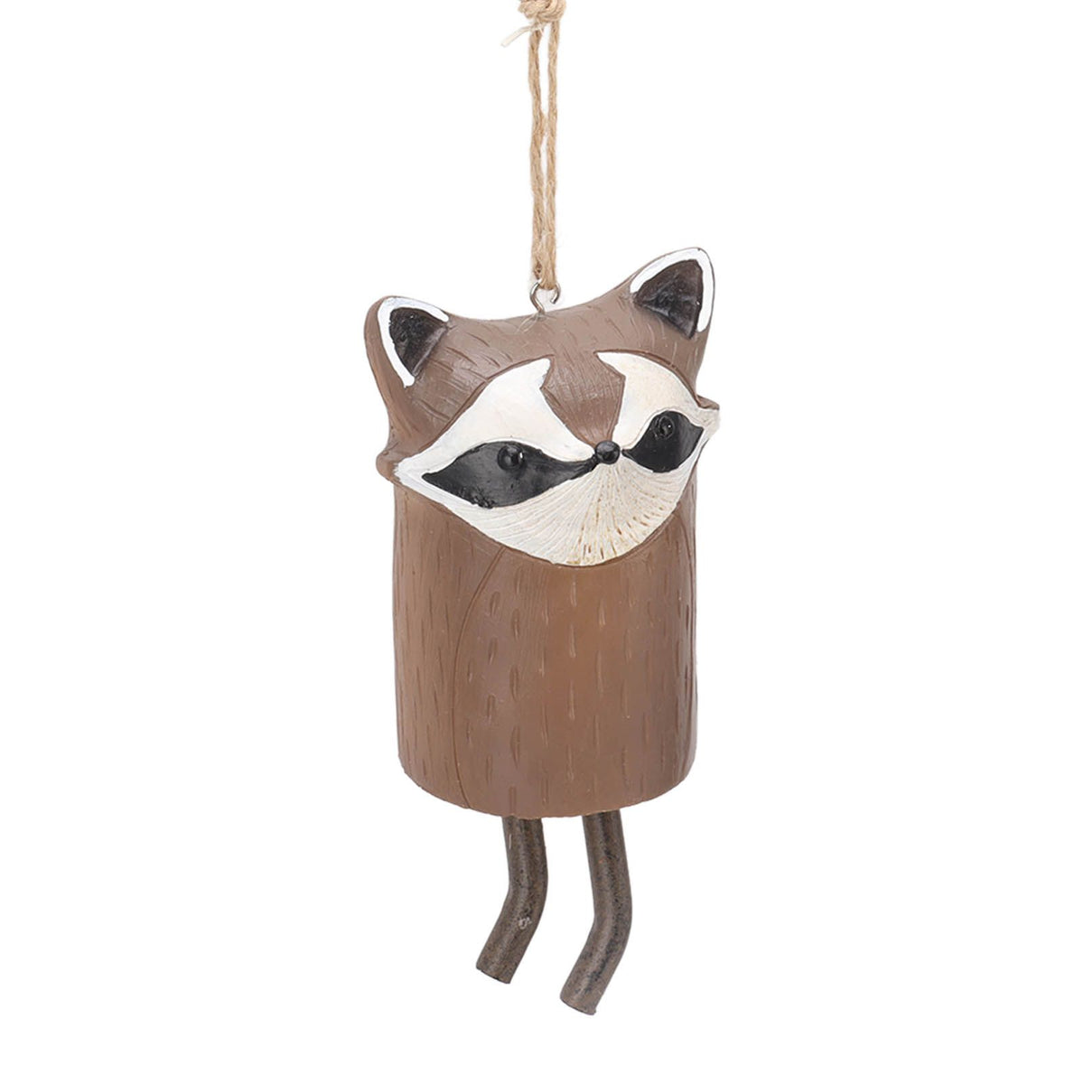 Rustic Hanging Animal Wind Chimes Resin Hand Made Natural Garden Decoration for Gardens Backyards Trees Yards D Red Panda