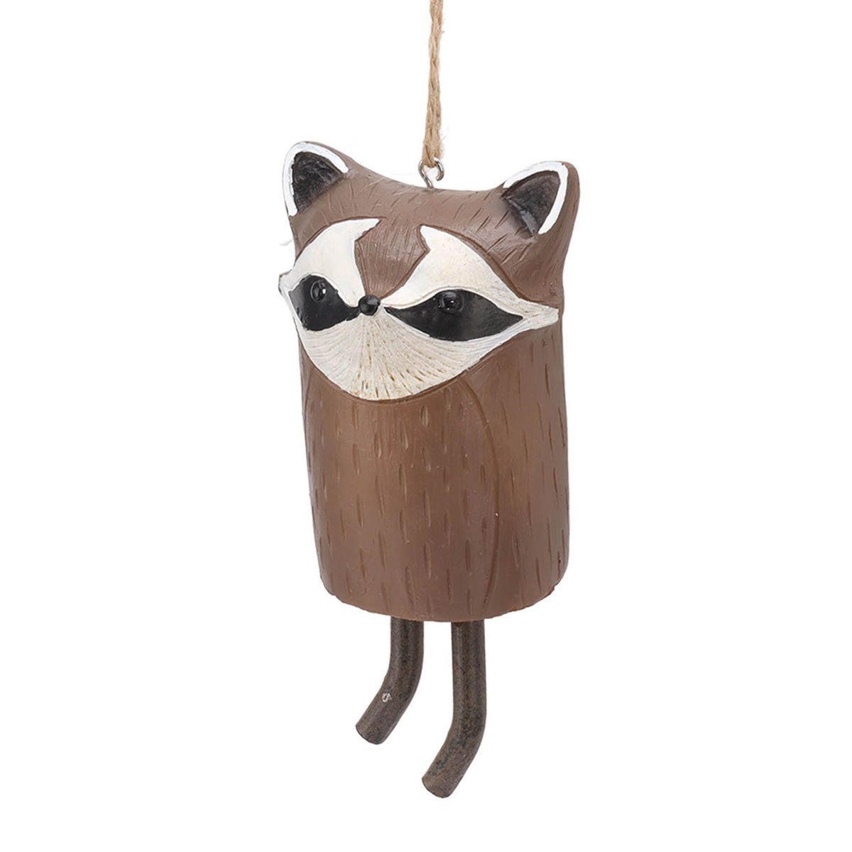 Rustic Hanging Animal Wind Chimes Resin Hand Made Natural Garden Decoration for Gardens Backyards Trees Yards D Red Panda