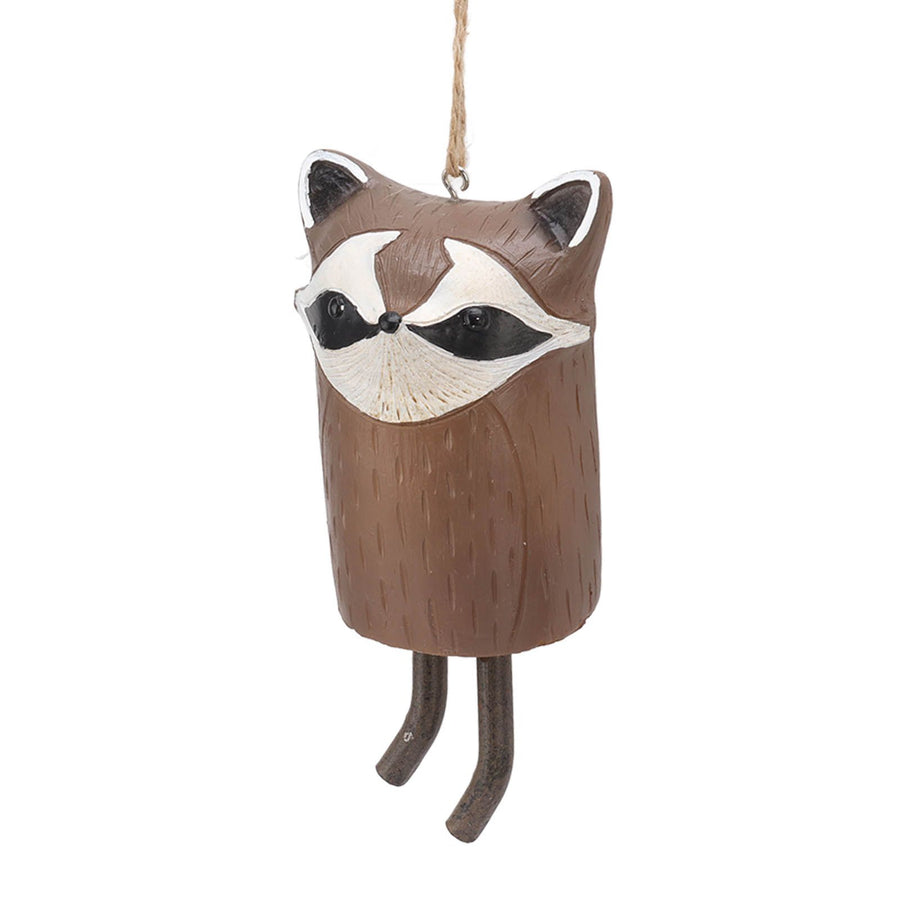 Rustic Hanging Animal Wind Chimes Resin Hand Made Natural Garden Decoration for Gardens Backyards Trees Yards D Red Panda