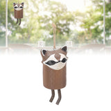 Rustic Hanging Animal Wind Chimes Resin Hand Made Natural Garden Decoration for Gardens Backyards Trees Yards D Red Panda - Extra Image