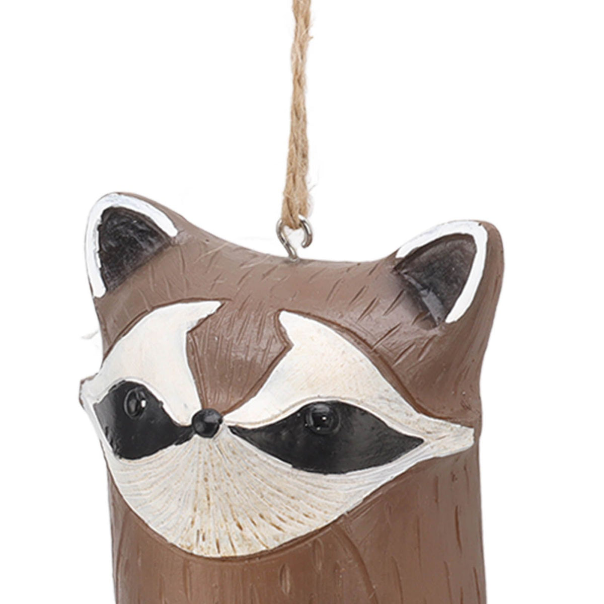 Rustic Hanging Animal Wind Chimes Resin Hand Made Natural Garden Decoration for Gardens Backyards Trees Yards D Red Panda