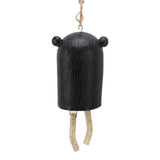 Rustic Hanging Animal Wind Chimes Resin Hand Made Natural Garden Decoration for Gardens Backyards Trees Yards E Hedgehog