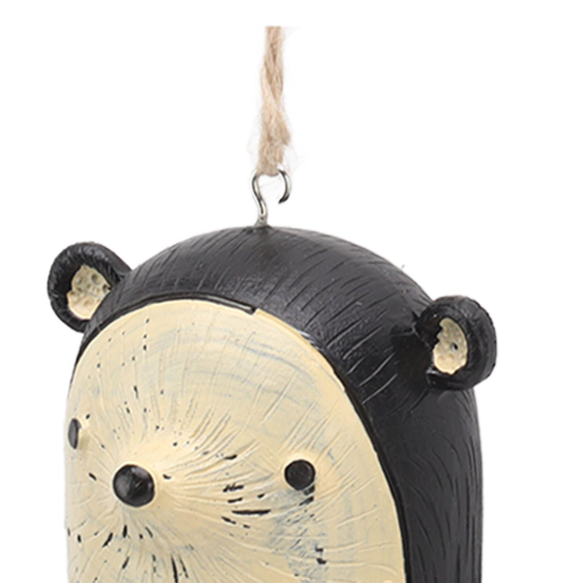 Rustic Hanging Animal Wind Chimes Resin Hand Made Natural Garden Decoration for Gardens Backyards Trees Yards E Hedgehog