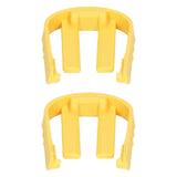 2pcs Car Wash Machine Quick Connector Buckle Car Washer C Clip Replacement Part for Karcher K2 K3 K7 Yellow - Front View