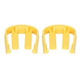 2pcs Car Wash Machine Quick Connector Buckle Car Washer C Clip Replacement Part for Karcher K2 K3 K7 Yellow