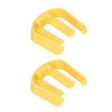 2pcs Car Wash Machine Quick Connector Buckle Car Washer C Clip Replacement Part for Karcher K2 K3 K7 Yellow