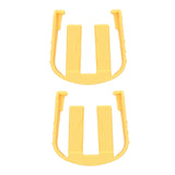 2pcs Car Wash Machine Quick Connector Buckle Car Washer C Clip Replacement Part for Karcher K2 K3 K7 Yellow