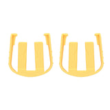 2pcs Car Wash Machine Quick Connector Buckle Car Washer C Clip Replacement Part for Karcher K2 K3 K7 Yellow - Low Angle