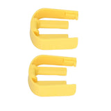 2pcs Car Wash Machine Quick Connector Buckle Car Washer C Clip Replacement Part for Karcher K2 K3 K7 Yellow