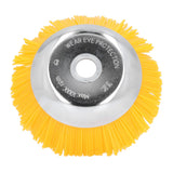25mm Nylon Wheel Brush Trimmer High Hardness Nylon Manganese Steel Wire Trimmer Head for Courtyard Garden - Rear View