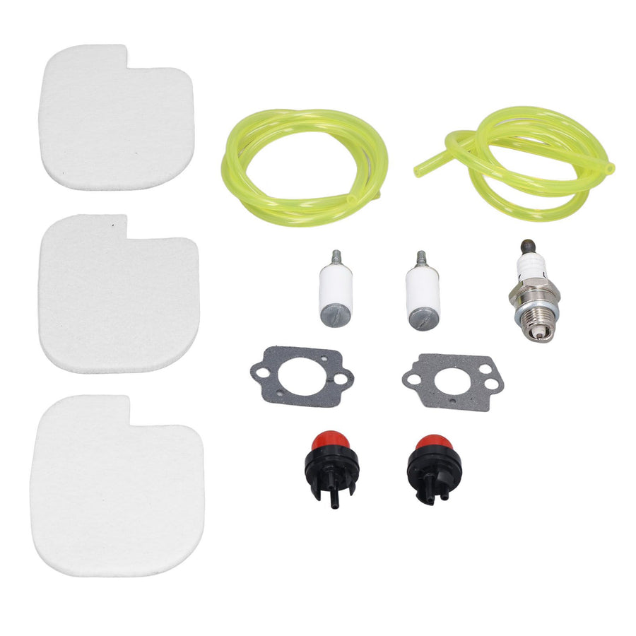 530057925 Air Filter Spark Plug Fuel Line Primer Bulb Replacement Kit for Poulan Gas Chainsaw