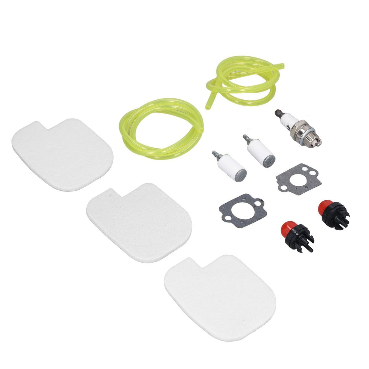 530057925 Air Filter Spark Plug Fuel Line Primer Bulb Replacement Kit for Poulan Gas Chainsaw