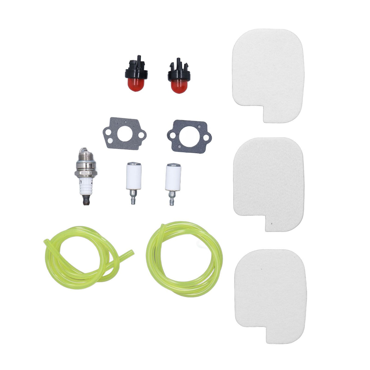 530057925 Air Filter Spark Plug Fuel Line Primer Bulb Replacement Kit for Poulan Gas Chainsaw