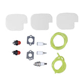 530057925 Air Filter Spark Plug Fuel Line Primer Bulb Replacement Kit for Poulan Gas Chainsaw