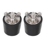 2Pcs Swimming Pool Rubber Plugs Winterizing Tapered Plug Swimming Pool Accessories 25mm - Front View