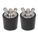 2Pcs Swimming Pool Rubber Plugs Winterizing Tapered Plug Swimming Pool Accessories 25mm