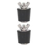 2Pcs Swimming Pool Rubber Plugs Winterizing Tapered Plug Swimming Pool Accessories 25mm