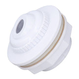 Swimming Pool Water Inlet Fitting with 360 Degree and Single Hole Rotating Nozzles G2 External Thread G1 1/2 Internal Thread - Top-Down View