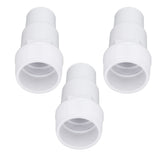 3Pcs G1‑1/2 External Thread Hose Adapter Swimming Pool Supplies for Replacement of Above Ground Pool Pumps Filters Skimmers