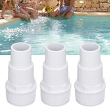 3Pcs G1‑1/2 External Thread Hose Adapter Swimming Pool Supplies for Replacement of Above Ground Pool Pumps Filters Skimmers