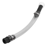 Racing Fuel Jug Hose 3/4in Male Thread PVC Flexible Racing Fuel Jug Replacement Upgrade Hose - Side View