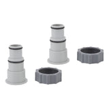 2Pcs Replacement Hose Adapter Plastic Pool Accessories for Threaded Connection Pumps 1.5in 1.25in Hoses