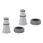 2Pcs Replacement Hose Adapter Plastic Pool Accessories for Threaded Connection Pumps 1.5in 1.25in Hoses