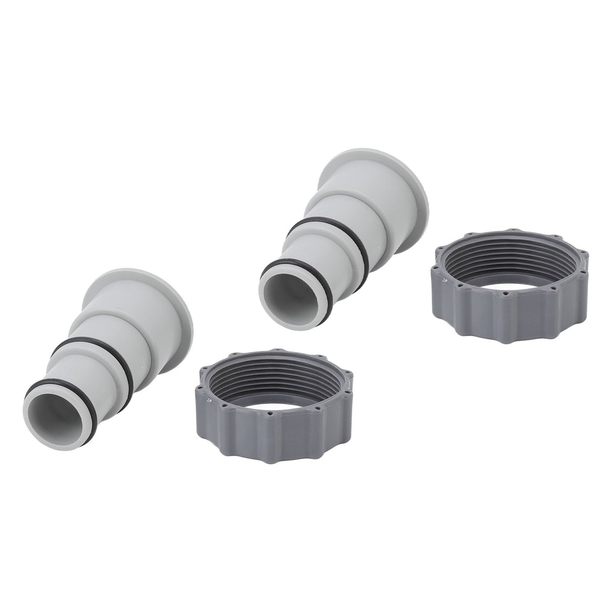 2Pcs Replacement Hose Adapter Plastic Pool Accessories for Threaded Connection Pumps 1.5in 1.25in Hoses
