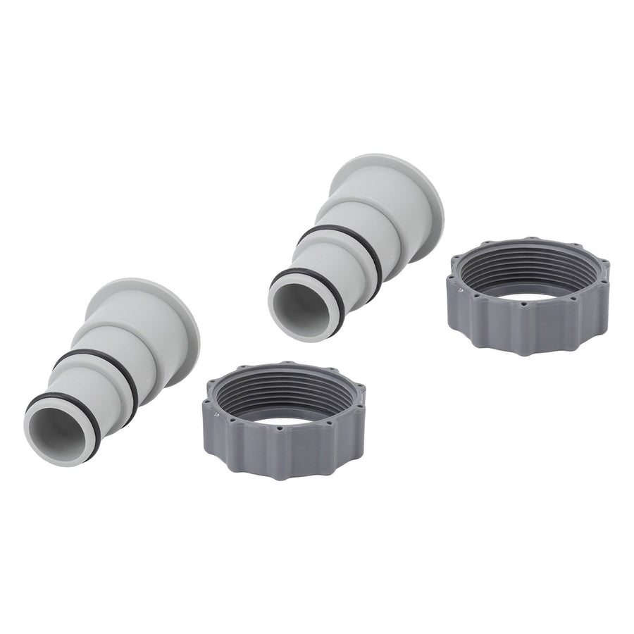 2Pcs Replacement Hose Adapter Plastic Pool Accessories for Threaded Connection Pumps 1.5in 1.25in Hoses