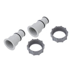 2Pcs Replacement Hose Adapter Plastic Pool Accessories for Threaded Connection Pumps 1.5in 1.25in Hoses