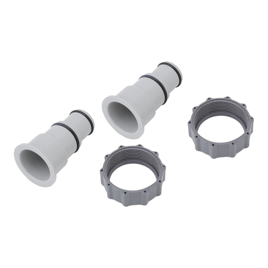 2Pcs Replacement Hose Adapter Plastic Pool Accessories for Threaded Connection Pumps 1.5in 1.25in Hoses