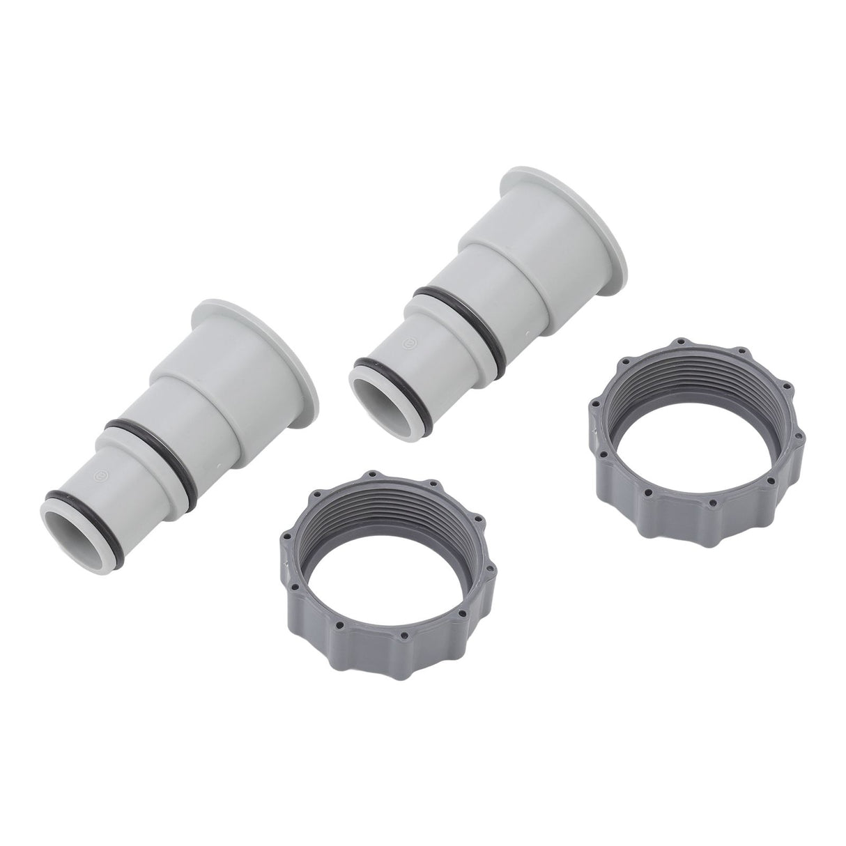 2Pcs Replacement Hose Adapter Plastic Pool Accessories for Threaded Connection Pumps 1.5in 1.25in Hoses