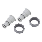 2Pcs Replacement Hose Adapter Plastic Pool Accessories for Threaded Connection Pumps 1.5in 1.25in Hoses