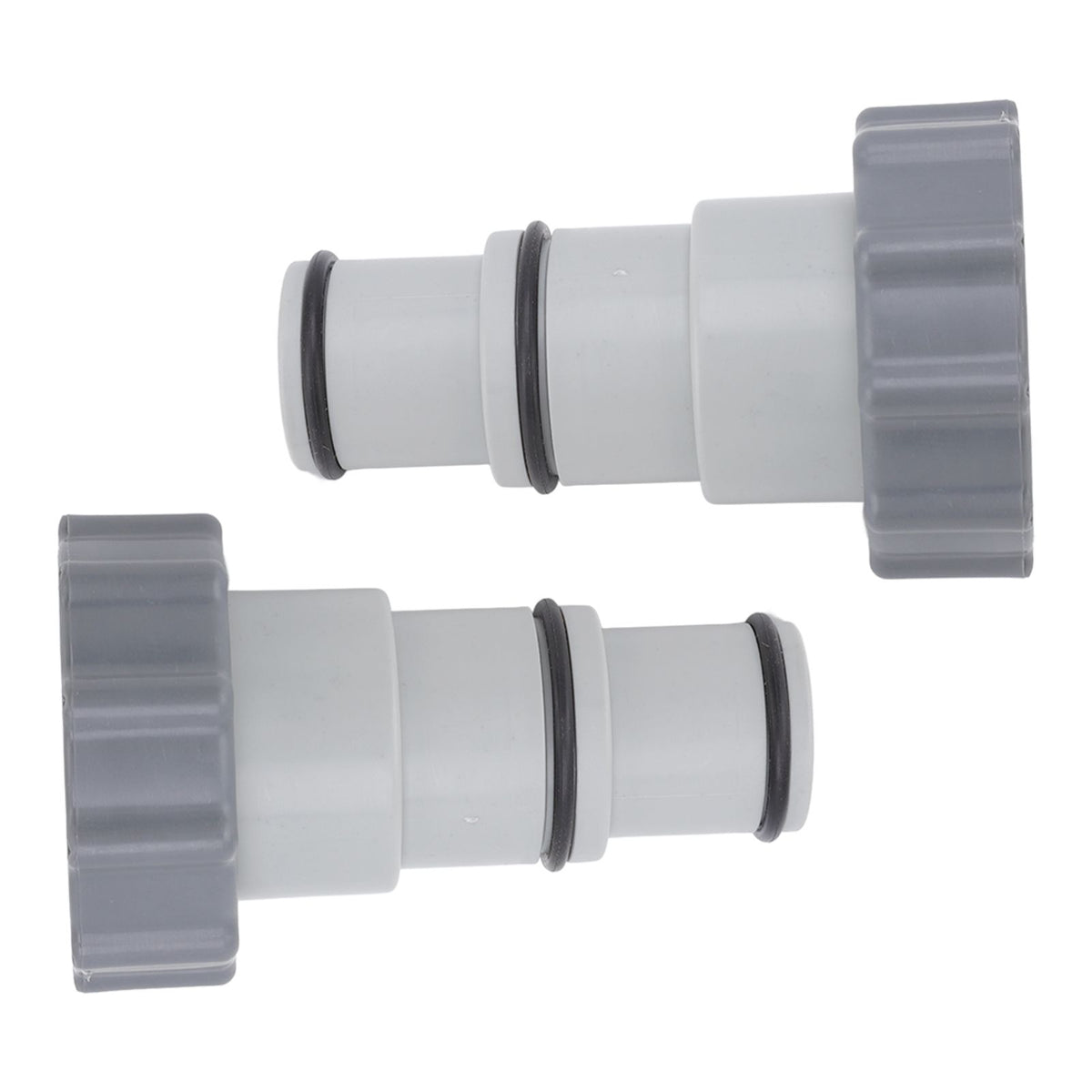2Pcs Replacement Hose Adapter Plastic Pool Accessories for Threaded Connection Pumps 1.5in 1.25in Hoses
