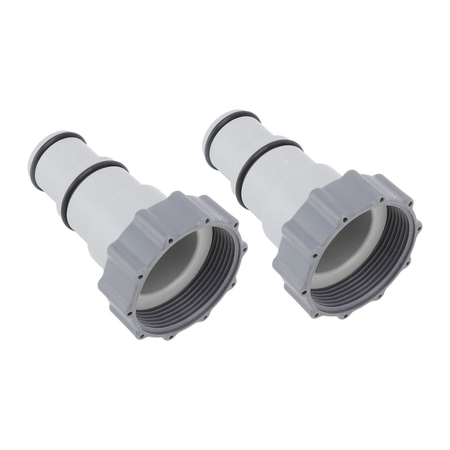 2Pcs Replacement Hose Adapter Plastic Pool Accessories for Threaded Connection Pumps 1.5in 1.25in Hoses