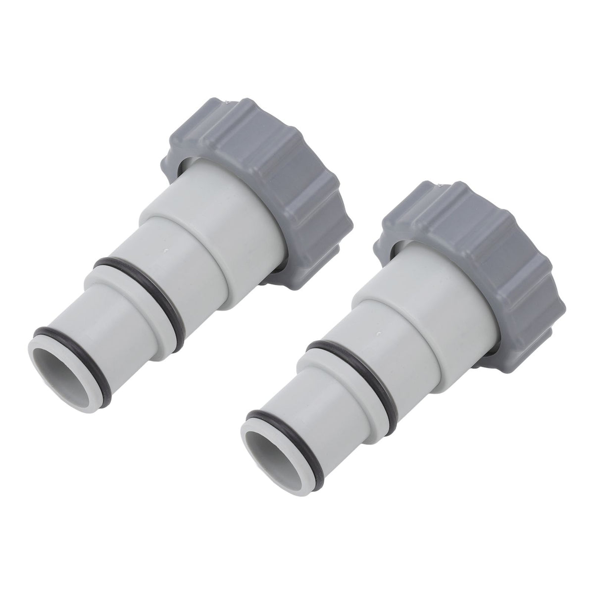 2Pcs Replacement Hose Adapter Plastic Pool Accessories for Threaded Connection Pumps 1.5in 1.25in Hoses
