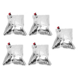 5Pcs Emergency Water Jug Bags with Spigot Foldable Beverage Insulation Drinking Water Storage Bag 5L - Rear View
