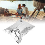 5Pcs Emergency Water Jug Bags with Spigot Foldable Beverage Insulation Drinking Water Storage Bag 5L