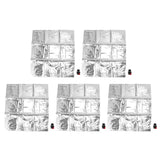 5Pcs Emergency Water Jug Bags with Spigot Foldable Beverage Insulation Drinking Water Storage Bag 15L