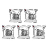 5Pcs Emergency Water Jug Bags with Spigot Foldable Beverage Insulation Drinking Water Storage Bag 15L - Front View