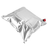 5Pcs Emergency Water Jug Bags with Spigot Foldable Beverage Insulation Drinking Water Storage Bag 15L