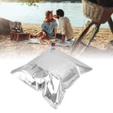 5Pcs Emergency Water Jug Bags with Spigot Foldable Beverage Insulation Drinking Water Storage Bag 15L