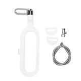 G1/2 Ultra Thin Plastic Toilet Bidet Attachment with Double Nozzles Self Cleaning for Home Bathroom