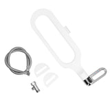 G1/2 Ultra Thin Plastic Toilet Bidet Attachment with Double Nozzles Self Cleaning for Home Bathroom